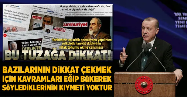 Erdoğan'dan dikkat çeken tepki