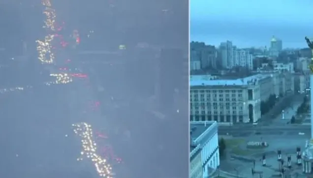 Kiev'de siren sesleri! Halk kenti terk ediyor