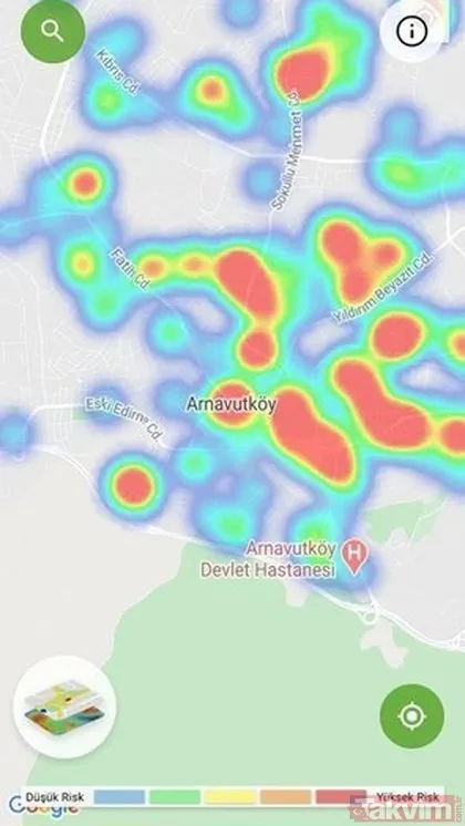 İstanbul’un güncel koronavirüs yoğunluk haritası! İşte ilçe ilçe İstanbul koronavirüs vaka haritası | Hayat Eve Sığar