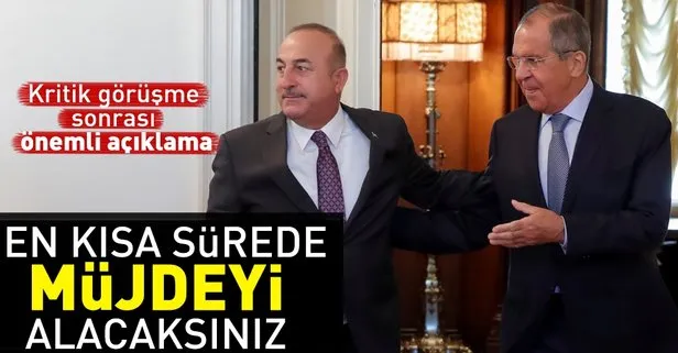 Dışişleri Bakanı Çavuşoğlu Rusya’da Lavrov ile görüştü!  Vize ile ilgili önemli açıklama