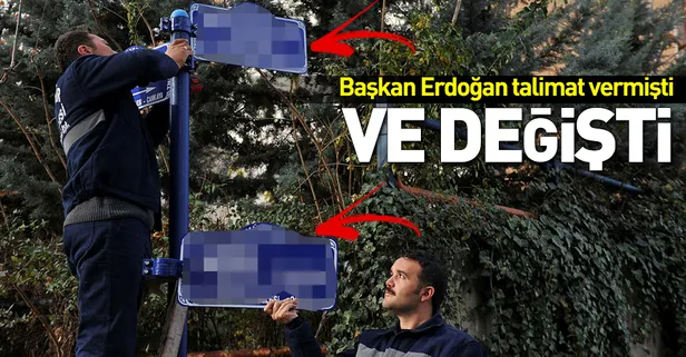 Başkan Erdoğan talimat vermişti! 'Malcolm X' tabelası asıldı-1