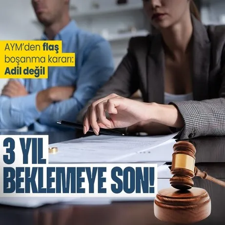 AYM ’boşanma davasının reddi sonrası 3 yıl bekleme’ kuralını iptal etti: Taraflara katlanamayacakları bir külfet yüklüyor