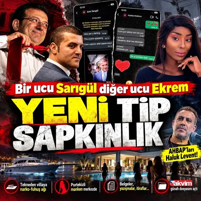 İmamoğlunun teknesinden Sarıgülün villasına uzanan narko-fuhuş ağı! Belgeler, yazışmalar, itiraflar... Portekizli manken merkezde