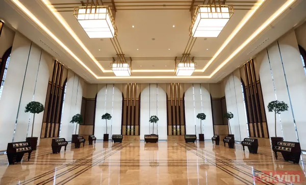 Başkan Recep Tayyip Erdoğan'ın sigarayla mücadele kapsamında topladığı sigara paketleri Cumhurbaşkanlığı Külliyesi'nde sergileniyor - 45