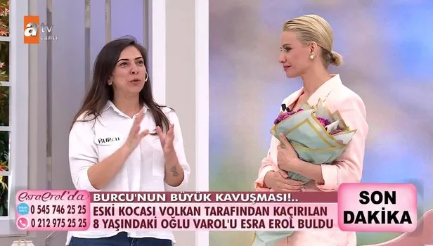 Esra Erol'da ailesi bir annenin gözyaşını dindirdi! Burcu, eski kocası tarafından kaçırılan oğluna kavuştu