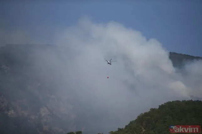 SON DAKİKA: Kazdağları'nda orman yangını! Havadan ve karadan müdahale başladı