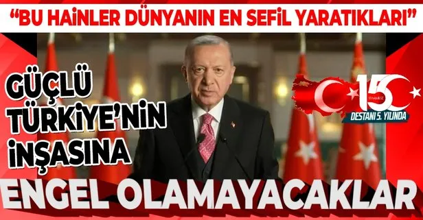 Başkan Erdoğan millete seslendi