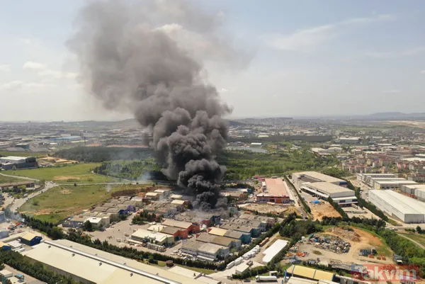 SON DAKİKA: Tuzla'da patlama! Orhanlı'da fabrikada yangın: Patlama anı kamerada - 8