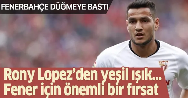 Rony Lopes’den Fenerbahçe'ye yeşil ışık