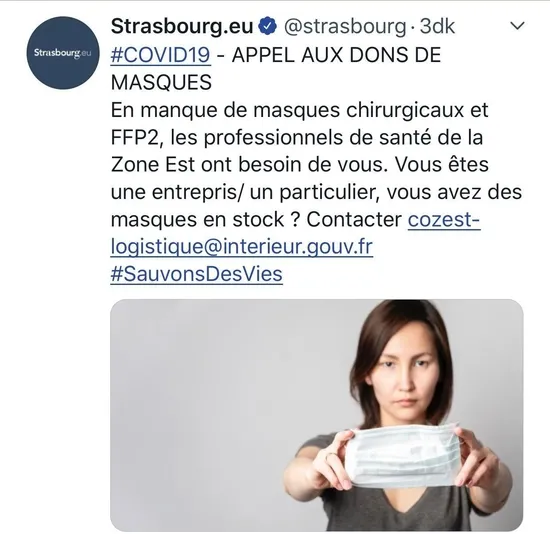 Fransa'da doktorlardan "maske yetersizliği" tepkisi: Valilik halktan maske dileniyor!-1