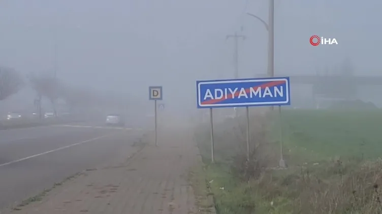 Sis Adıyaman’ı etkisi altına aldı