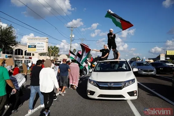 Dünya 'Katil İsrail' diyor! Orta Doğu'dan Asya'ya Avrupa'dan ABD'ye milyonlarca kişiden Filistin'e destek - 34