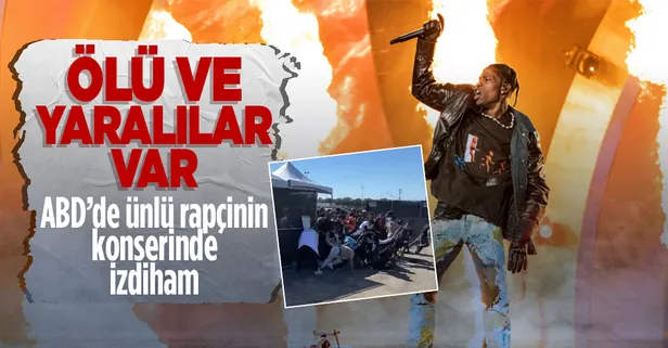 SON DAKİKA: ABD'de Astroworld Müzik Festivali'nde Travis Scott konserinde izdiham! 8 ölü çok sayıda yaralı