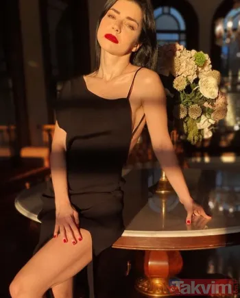 Kuruluş Osman'ın Burçin Hatun'u Aslıhan Karalar saten mini elbisesiyle yaktı geçti! 21 yaşındaki Aslıhan... - 8