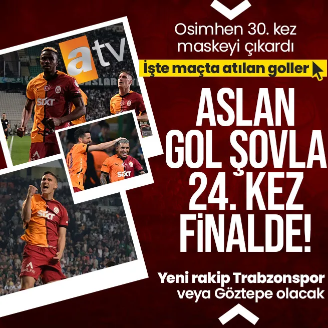 Cimbom güle oynaya finalde! Konyaspor - Galatasaray: 1-5 | MAÇ SONUCU