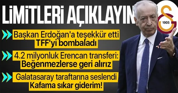 SON DAKİKA: Galatasaray Başkanı Mustafa Cengiz flaş açıklamalarda bulundu