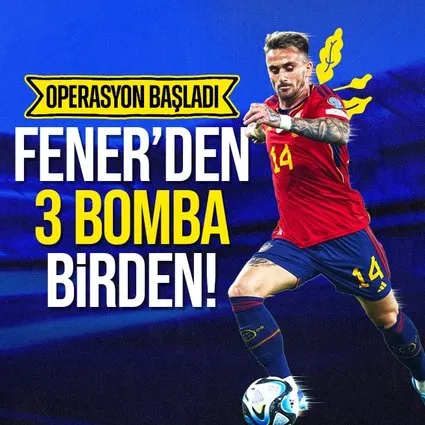 Fenerbahçe’den 3 bomba birden!