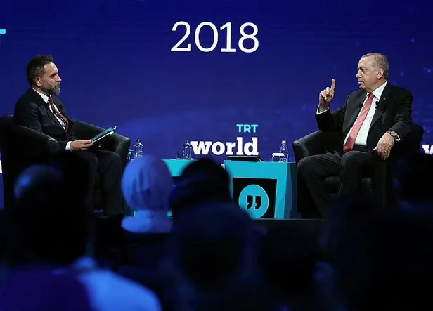Son dakika... Cumhurbaşkanı Erdoğan'dan TRT World Forumu'nda önemli açıklamalar-1