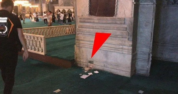 Ayasofya'da gizemli parşömen! Taşların arasından İbranice yazı çıktı-2