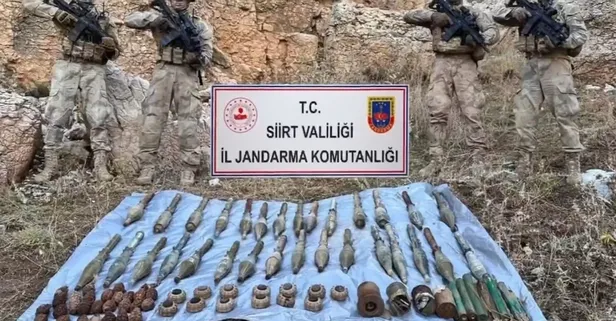 Terör örgütü PKK'ya darbe: 661 kg patlayıcı ele geçirildi çok sayıda mağara imha edildi