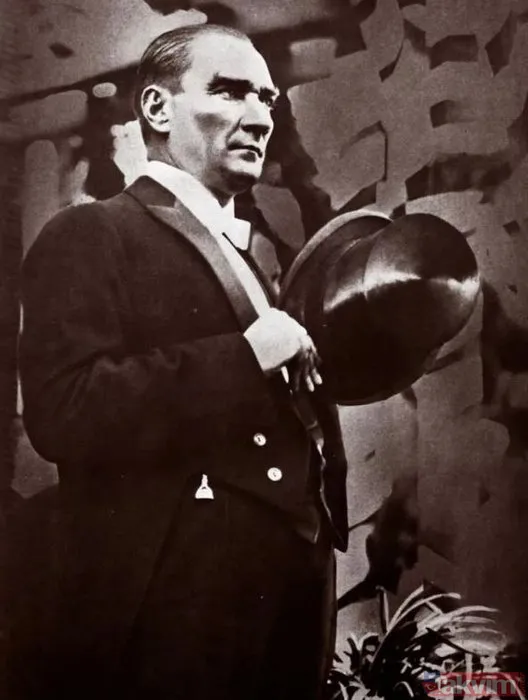 19 Mayıs'a özel olarak paylaşıldı! İşte Türkiye Cumhuriyet'nin kurucusu Mustafa Kemal Atatürk'ün az bilinen fotoğrafları - 46