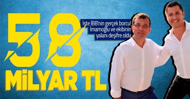 İşte İBB’nin gerçek borcu! CHP’li Ekrem İmamoğlu ve ekibinin yalanını AK Partili Mehmet Tevfik Göksu çıkardı!