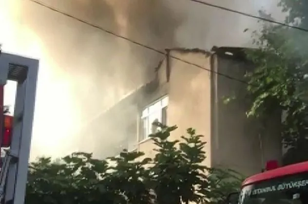 İstanbul Beykoz'da korkutan yangın!