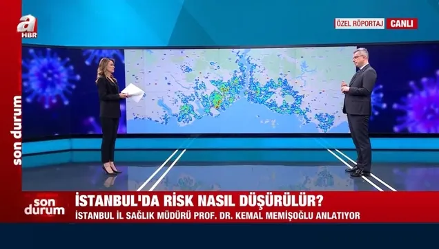 İstanbul'da risk haritası ne zaman maviye döner? İl Sağlık Müdürü A Haber'e açıkladı
