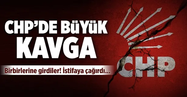 CHP'de büyük kavga... Birbirlerine girdiler
