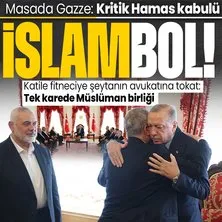 Başkan Erdoğan Hamas Siyasi Büro Başkanı İsmail Haniye’yi kabul ediyor: Gazze masada!