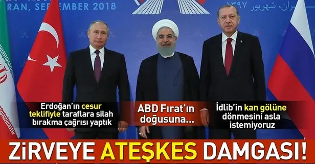 Başkan Erdoğandan İdlib için ateşkes çağrısı