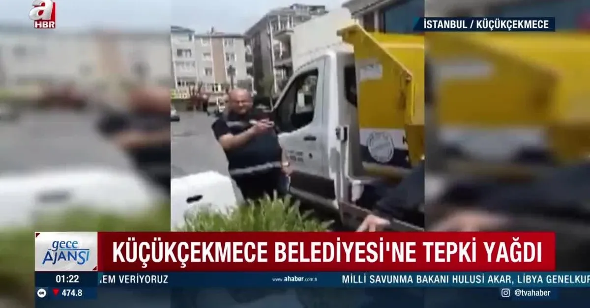 CHP'li Küçükçekmece Belediyesi hakaret eder gibi yardım yaptı! Ramazan kolilerini çöp arabasıyla dağıttılar