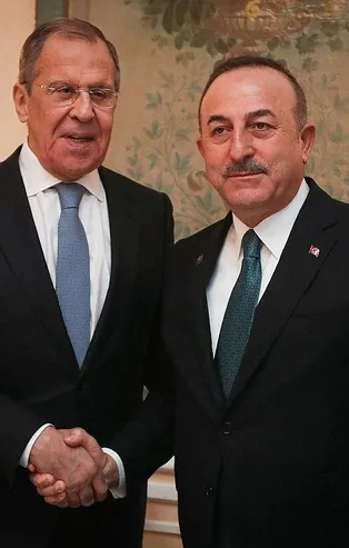 Son dakika: Dışişleri Bakanı Mevlüt Çavuşoğlu Rus mevkidaşı Lavrov ile görüştü
