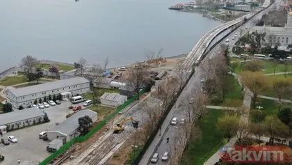 İstanbul’da korkutan görüntü! İBB’nin tramvay inşaatında çökme