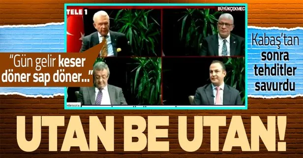 Sedef Kabaş’ın skandal sözlerini savunan Uğur Dündar tehditler savurdu: Gün gelir keser döner sap döner....