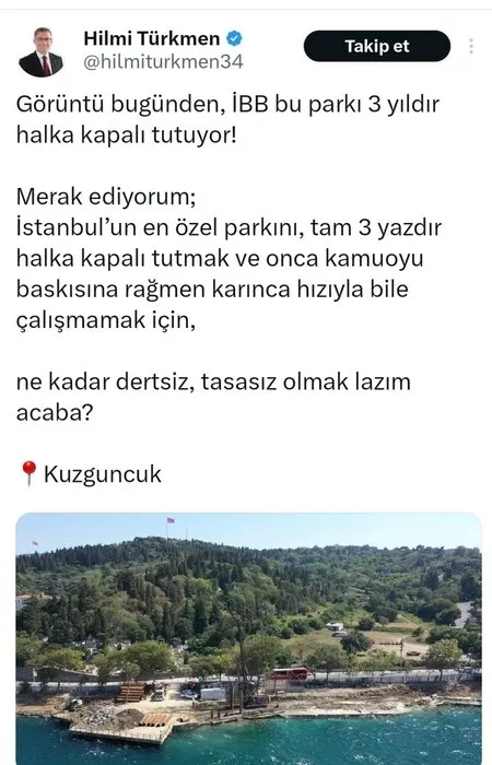 Tepki yağıyor! İmamoğlu yönetimi Kuzguncuk Parkı'nı 3 yıldır açamadı, Çekmeköy Şile Otoyolu üzerindeki Taşdelen Kavşağı yapılamadı!-6