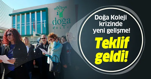 Doğa Koleji krizinde yeni gelişme! Kolejin 49 lisanslı kurucusu teklifte bulundu