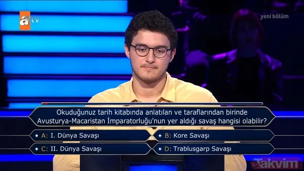 Kenan İmirzalıoğlu sordu, Kim Milyoner Olmak İster'de Yeşilçam rüzgarı esti! Neşeli Günler, Münir Özkul ve Adile Naşit... - 19