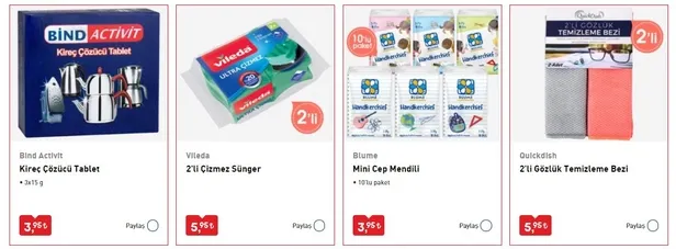 BİM aktüel ürün kataloğu yayınlandı! 8 Eylül BİM aktüel ürünlerde neler var?-9