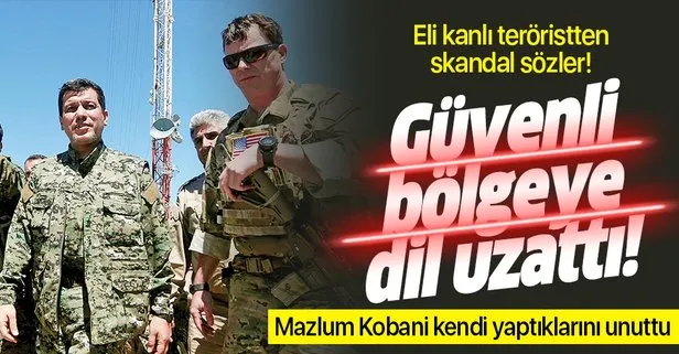 Terörist Mazlum Kobani’den küstah sözler! Türkiye’nin oluşturduğu güvenli bölge için ’işgal’ dedi