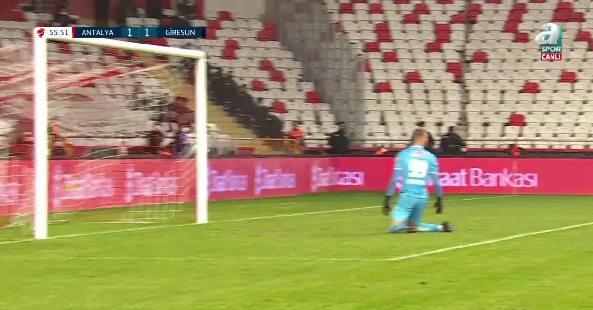 Antalyaspor 1-1 Giresunspor | GOL: Umut Nayir