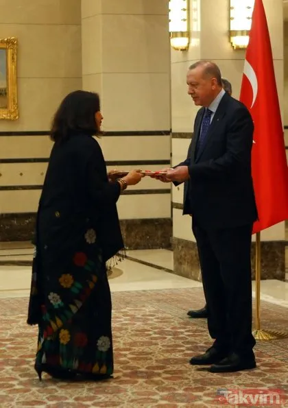 Son dakika: Akredite büyükelçiler, Başkan Erdoğan’a güven mektubu sundu