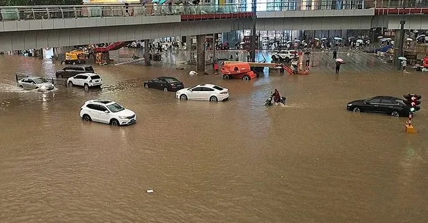 Çin’in Henan eyaletinde sel felaketi