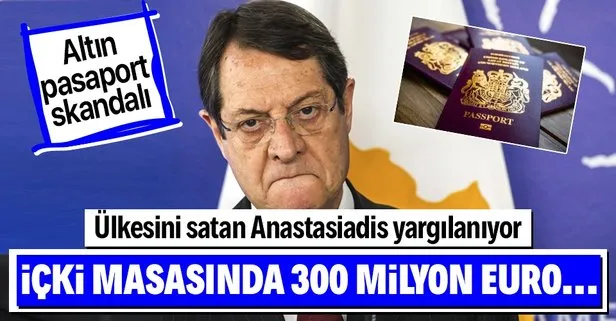 Güney Kıbrıs’ta skandal! Anastasiadis ifade verdi