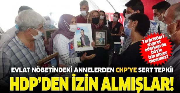 CHP heyeti evlat nöbetindeki ailelerle görüşmek için HDP’den izin aldı