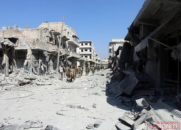 Kontrolün tamamen ele geçirildiği El Bab'dan ilk görüntüler - 13