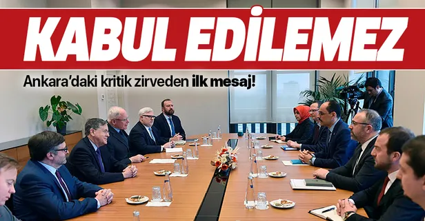 Son dakika: Ankara'da kritik zirve! Kalın-Jeffrey görüşmesinden ilk mesaj: Kabul edilemez