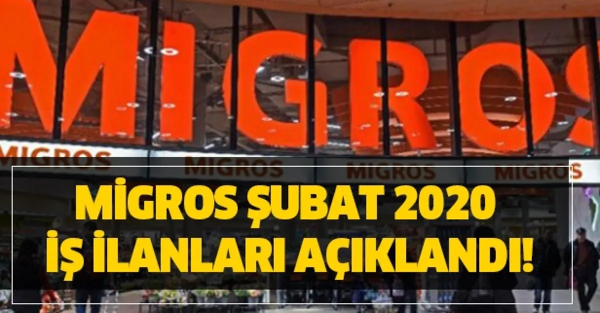 Migros Manav Kasap Magaza Personeli Alim Basvuru Sartlari Migros Subat 2020 Is Ilanlari Ve Personel Alimi Basvuru Formu Takvim