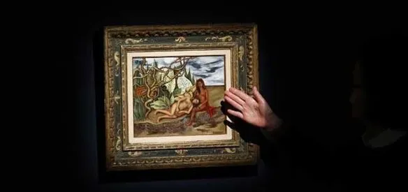 New York'taki açık artırmada 8 milyon dolara alıcı bulan tablo, Frida Kahlo'nun şimdiye kadar en yüksek fiyata satılan eseri oldu.