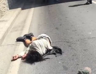 Taksim’de korkunç anlar! Abi ben öleceğim deyip atladı